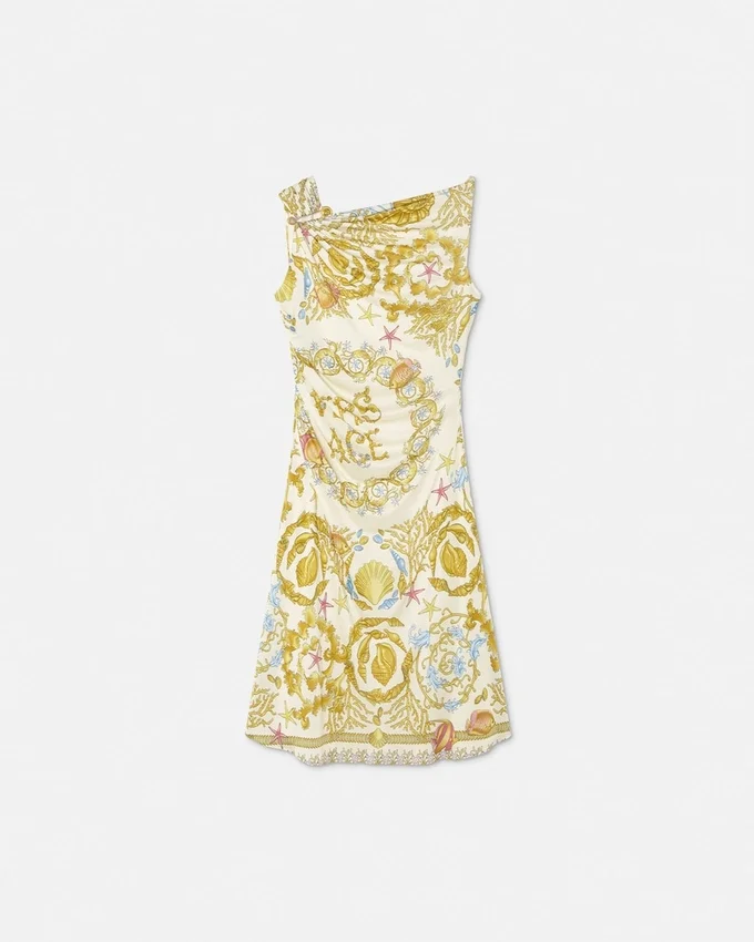 Rochie mini drapată și evazată Underwater Barocco Rochie mini drapată și evazată Underwater Barocco