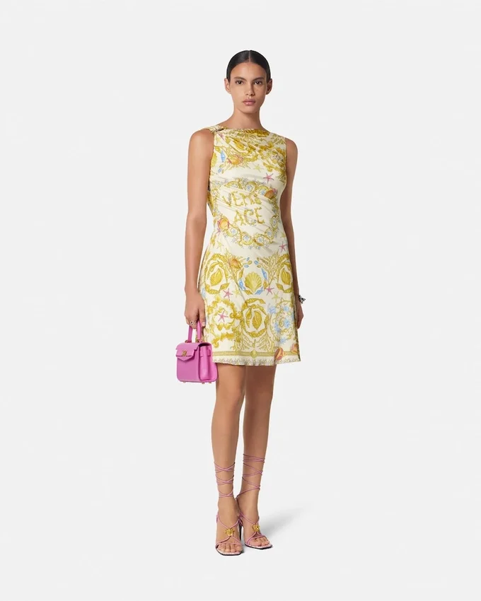 Rochie mini drapată și evazată Underwater Barocco Rochie mini drapată și evazată Underwater Barocco