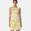 Rochie mini drapată și evazată Underwater Barocco Rochie mini drapată și evazată Underwater Barocco