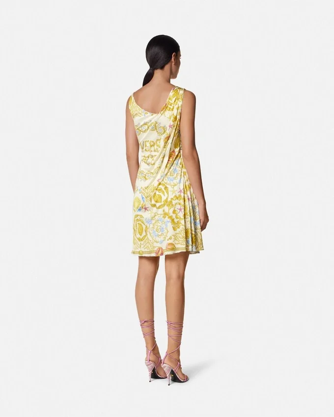 Rochie mini drapată și evazată Underwater Barocco Rochie mini drapată și evazată Underwater Barocco
