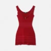 Rochie mini evazată din tricot Rochie mini evazată din tricot