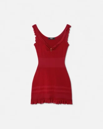 Rochie mini evazată din tricot