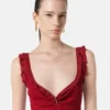 Rochie mini evazată din tricot Rochie mini evazată din tricot