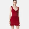 Rochie mini evazată din tricot Rochie mini evazată din tricot