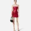 Rochie mini fără bretele din piele Rochie mini fără bretele din piele