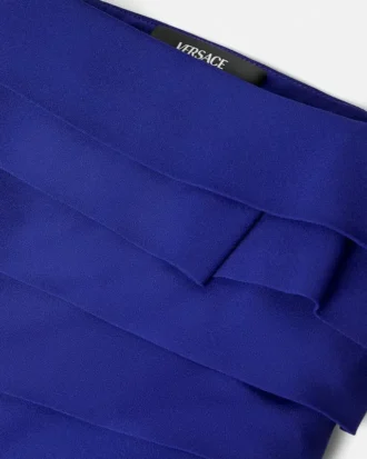 Rochie mini fără bretele din satin Envers