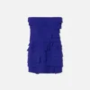 Rochie mini fără bretele din satin Envers Rochie mini fără bretele din satin Envers