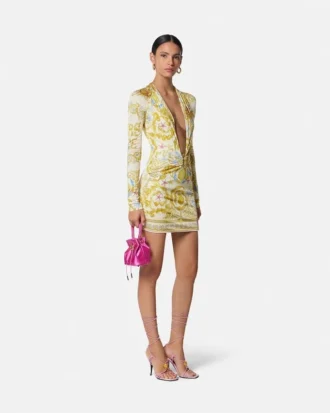Rochie mini Safety Pin Underwater Barocco