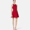 Rochie mini sculpturală din amestec de lână Rochie mini sculpturală din amestec de lână
