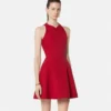 Rochie mini sculpturală din amestec de lână Rochie mini sculpturală din amestec de lână