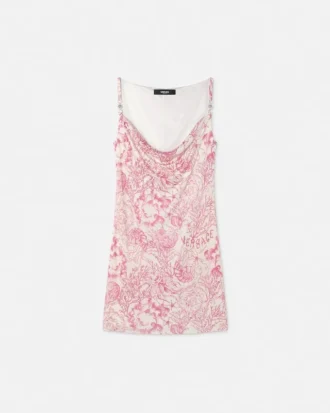 Rochie mini slip Underwater Barocco