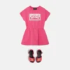 Rochie pentru copii din jersey de bumbac cu imprimeu Rochie pentru copii din jersey de bumbac cu imprimeu