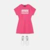 Rochie pentru copii din jersey de bumbac cu imprimeu Rochie pentru copii din jersey de bumbac cu imprimeu