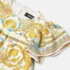 Rochie pentru copii din mătase cu volane Underwater Barocco Rochie pentru copii din mătase cu volane Underwater Barocco