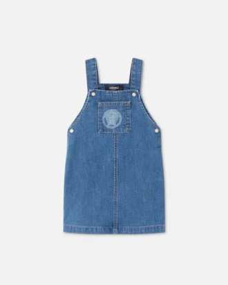 rochie salopet din denim pentru copii 1 330x413 - Rochie salopetă din denim pentru copii