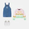Rochie salopetă din denim pentru copii Rochie salopetă din denim pentru copii