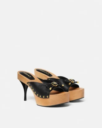 Saboturi din piele Opera Bow 110 mm