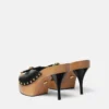 Saboturi din piele Opera Bow 110 mm Saboturi din piele Opera Bow 110 mm