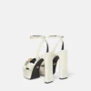Sandale din piele cu panglică Gianni 140 mm Sandale din piele cu panglică Gianni 140 mm