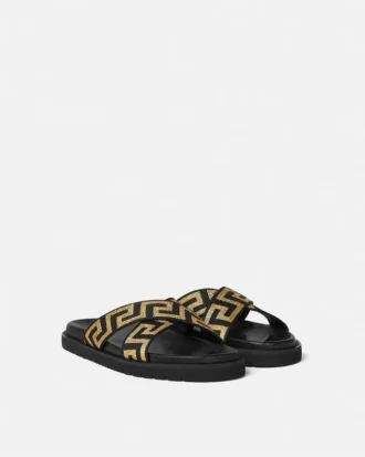 Sandale Jacquard Nappa