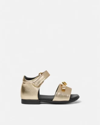 Sandale metalice Baby Gianni Ribbon