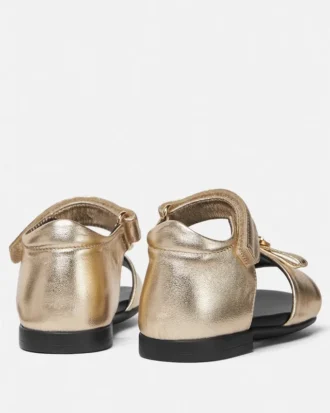 Sandale metalice Baby Gianni Ribbon