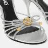 Sandale metalizate Opera Bow 85 mm Sandale metalizate Opera Bow 85 mm
