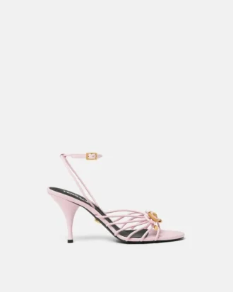 Sandale Opera Bow din piele nappa 85 mm