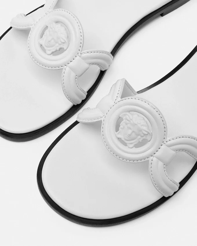 Sandale plate din piele Medusa 95 Sandale plate din piele Medusa 95