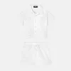 Set cămașă din poplin de bumbac jacquard pentru bebeluși Set cămașă din poplin de bumbac jacquard pentru bebeluși