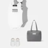 Set de 2 body-uri din bumbac cu nervuri pentru bebeluși Set de 2 body-uri din bumbac cu nervuri pentru bebeluși