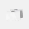 Set de 2 slipuri din bumbac ribbed pentru copii