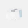 Set de 2 slipuri din bumbac ribbed pentru copii