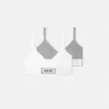 Set de 2 sutiene din bumbac jersey cu nervuri pentru copii Set de 2 sutiene din bumbac jersey cu nervuri pentru copii