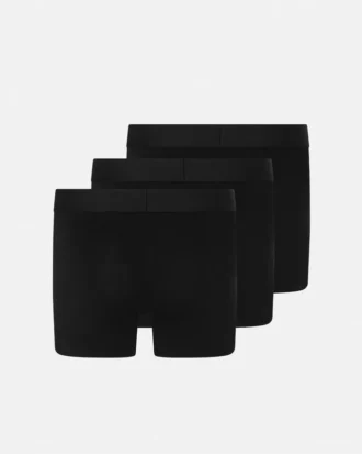 Set de 3 boxeri lungi din bumbac jersey