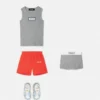 Set de lenjerie intimă pentru copii din bumbac rib Set de lenjerie intimă pentru copii din bumbac rib
