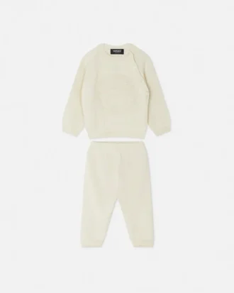 Set de pulovere din bumbac brodate pentru bebeluși