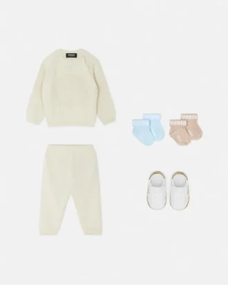 Set de pulovere din bumbac brodate pentru bebeluși