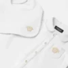 Set pijama din bumbac jersey brodat pentru bebeluși Set pijama din bumbac jersey brodat pentru bebeluși