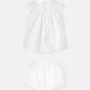 Set rochie din poplin de bumbac Devoré pentru bebeluși Set rochie din poplin de bumbac Devoré pentru bebeluși