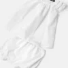 Set rochie din poplin de bumbac jacquard pentru bebeluși Set rochie din poplin de bumbac jacquard pentru bebeluși