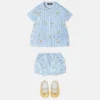 Set rochie pentru bebeluși cu imprimeu Pinstripe Pin Set rochie pentru bebeluși cu imprimeu Pinstripe Pin