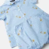 Set rochie pentru bebeluși cu imprimeu Pinstripe Pin Set rochie pentru bebeluși cu imprimeu Pinstripe Pin