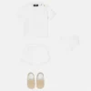 Set tricou din bumbac jersey cu ornamente pentru bebeluși