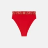 Slip de bikini cu talie înaltă ECONYL® Slip de bikini cu talie înaltă ECONYL®