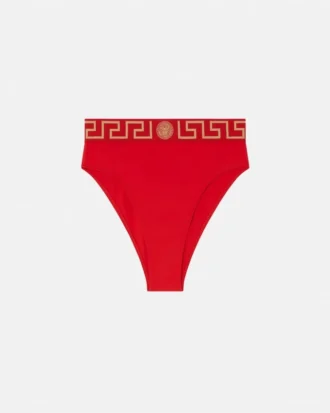 Slip de bikini cu talie înaltă ECONYL®