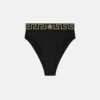 Slip de bikini cu talie înaltă ECONYL®
