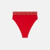 Slip de bikini cu talie înaltă ECONYL® Slip de bikini cu talie înaltă ECONYL®