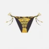 Slip de bikini din amestec de nailon cu imprimeu Slip de bikini din amestec de nailon cu imprimeu