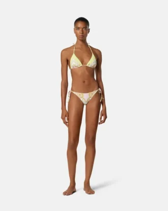 Slip de bikini imprimat